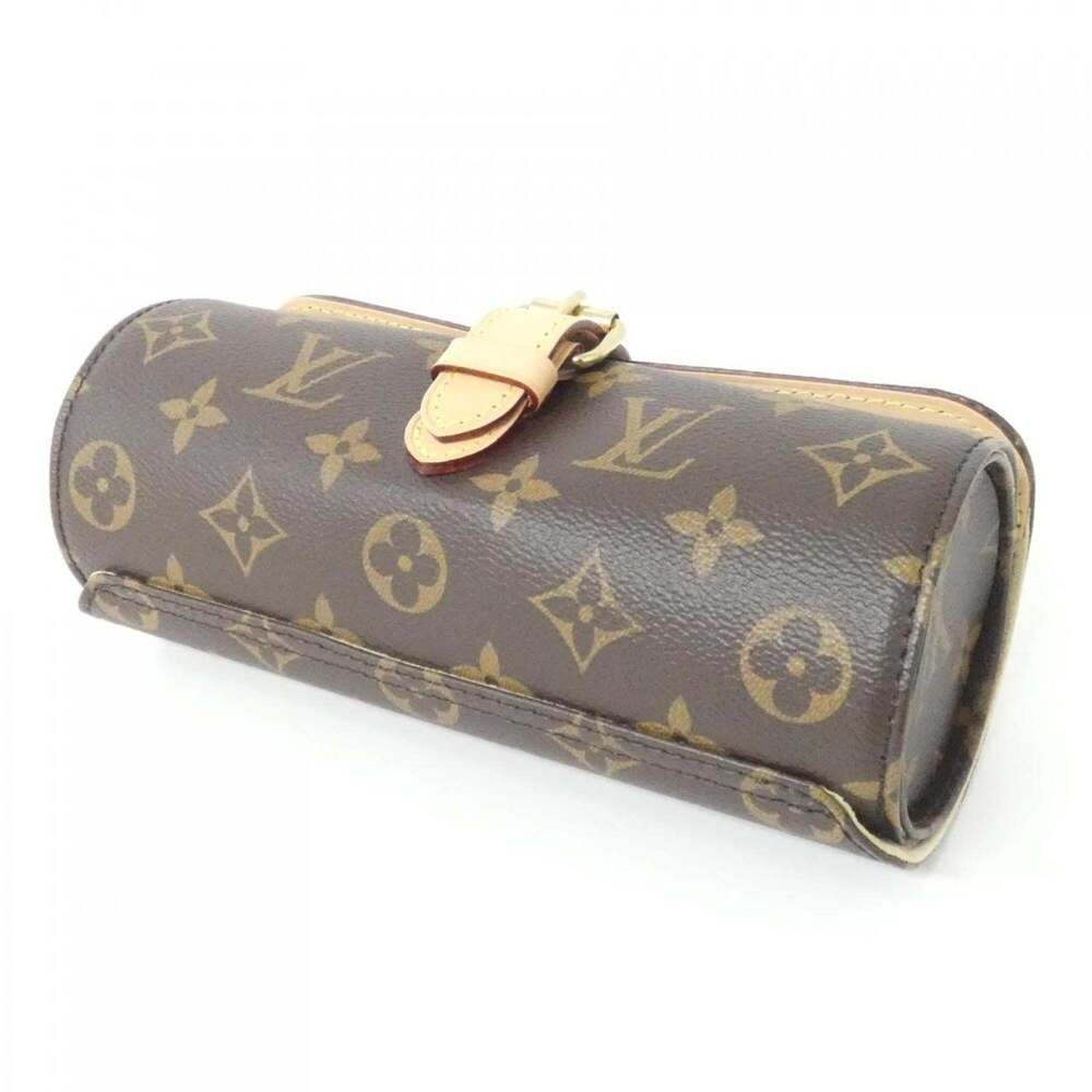 LOUIS VUITTON Authentic Brown Monogram Pouch - Picture 3 of 7